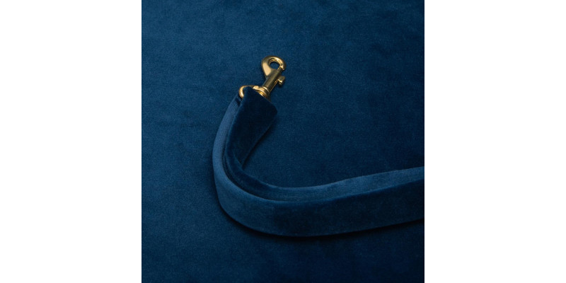 przypięcie psa w foteliku do samochodu HUGGY DOGGY Snug granatowy