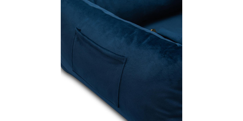 boczna kieszonka fotelika do auta HUGGY DOGGY Snug granatowy